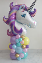 Load image into Gallery viewer, Personlaised Star Unicorn Kids Birthday Column