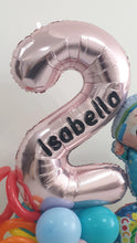 Load image into Gallery viewer, Personalised Large Number Mylar Balloon