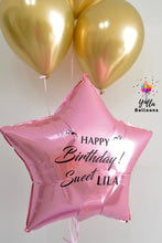 Load image into Gallery viewer, Star Shape personalised Foil Mylar 18" Balloon