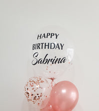 Load image into Gallery viewer, Personalised Foil Shimmer Confetti Balloon