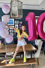 Load image into Gallery viewer, Hot Pink Double Number Backrop