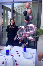 Load image into Gallery viewer, Personalised Luxury Brand Chanel Number Birthday Column Backdrop