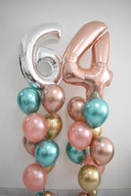 Load image into Gallery viewer, Single Number Balloon Bouquet with Latex 8 Latex Balloons