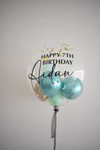 Load image into Gallery viewer, Personalised Happy Birthday Bubble Balloon with Balloons Inside
