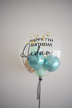 Load image into Gallery viewer, Personalised Happy Birthday Bubble Balloon with Balloons Inside