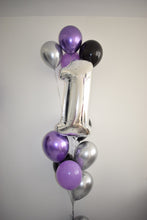 Load image into Gallery viewer, Single Number Balloon Bouquet with Latex 8 Latex Balloons