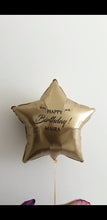 Load image into Gallery viewer, Star Shape personalised Foil Mylar 18&quot; Balloon
