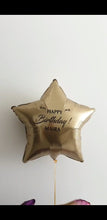 Load image into Gallery viewer, Star Shape personalised Foil Mylar 18" Balloon