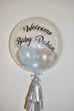 Load image into Gallery viewer, Personalised Happy Birthday Bubble Balloon with Balloons Inside