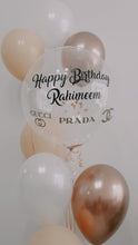 Load image into Gallery viewer, Personalised Foil Shimmer Confetti Balloon