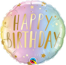 Load image into Gallery viewer, Confetti Foil Happy Birthday Balloon with 4 Latex Balloons