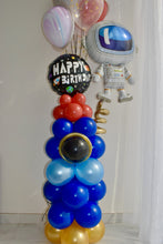 Load image into Gallery viewer, Space Themed Bithday Colum With Helium Bouquet
