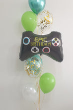 Load image into Gallery viewer, Gamers Epic Birthday Game consoule Balloon Bouquet

