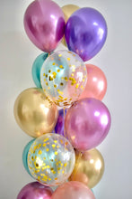 Load image into Gallery viewer, Chrome & Sand bouquet - 13 Balloons