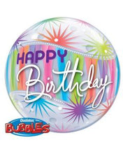 Load image into Gallery viewer, Disco Happy Birthday Bubble with 15 Confetti & Chrome Latex Balloon Bouquet