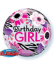 Load image into Gallery viewer, Disco Happy Birthday Bubble with 15 Confetti & Chrome Latex Balloon Bouquet