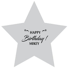 Load image into Gallery viewer, Smiley Face Character table center bouquet with Star Foil happy Birthday personalized