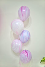 Load image into Gallery viewer, Unicorn Marble - 5 Balloon Bouquet
