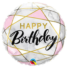 Load image into Gallery viewer, Confetti Foil Happy Birthday Balloon with 4 Latex Balloons