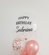 Load image into Gallery viewer, Personalised Foil Shimmer Confetti Balloon