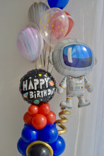 Load image into Gallery viewer, Space Themed Bithday Colum With Helium Bouquet
