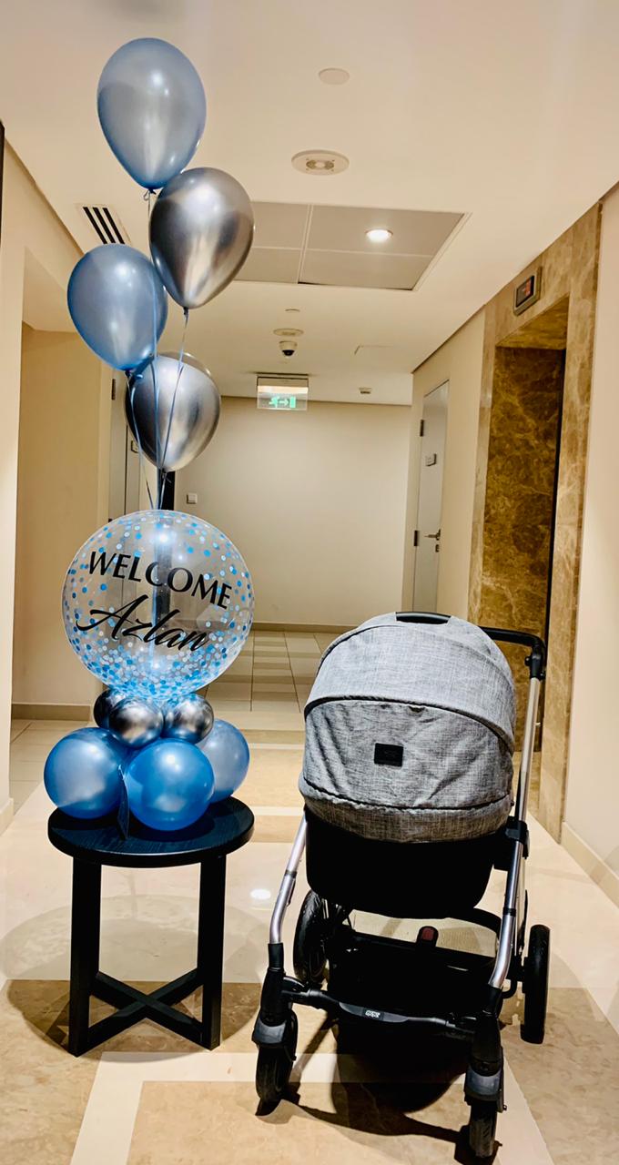 welcome baby balloon