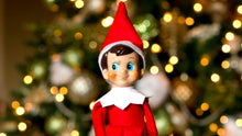 Load image into Gallery viewer, I&#39;m Back Elf On The Shelf -  4 Chrome Green &amp; Red Balloons